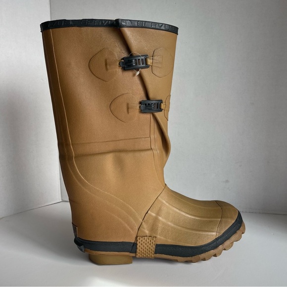 SERVUS Other - Servus Mens Size 11 Steel Shank Work Hunting Insulated 16" Rubber 2 Buckle Boot